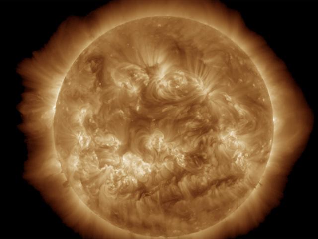 This image of the sun on Friday was produced by the GOES 16 satellite. The GOES 16 and 17 spacecraft each carry an extreme ultraviolet telescope called the Solar Ultraviolet Imager (SUVI). This telescope allows forecasters to monitor the sun's hot outer atmosphere, or corona. (DTN image courtesy of Space Weather Prediction Center)