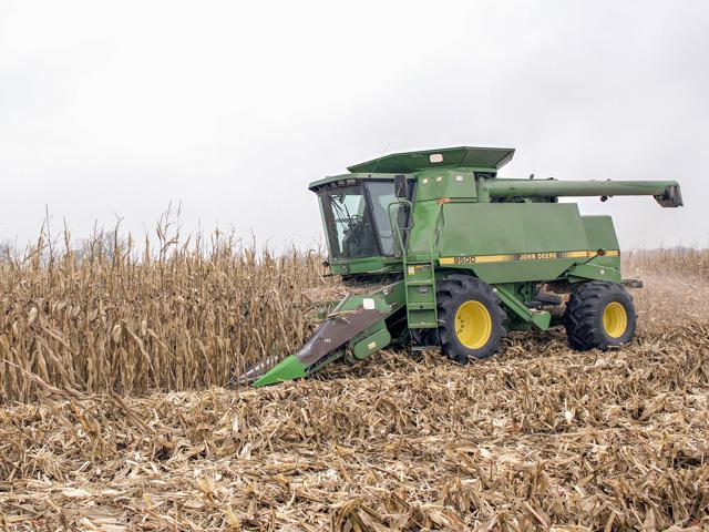 Taking steps to minimize harvest losses ensures more bushels end up in the grain tank and not on the ground. (DTN photo by Jason Jenkins)