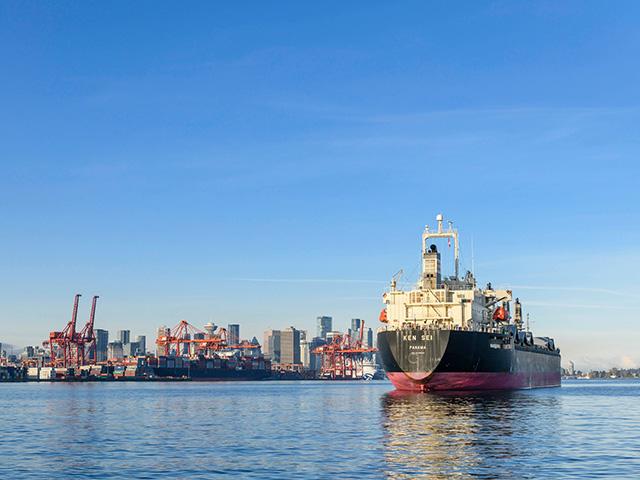 Grain Workers Local Union 33 went on strike Tuesday, stopping work at five grain terminals in Vancouver. (Photo from the Port of Vancouver's Facebook page)