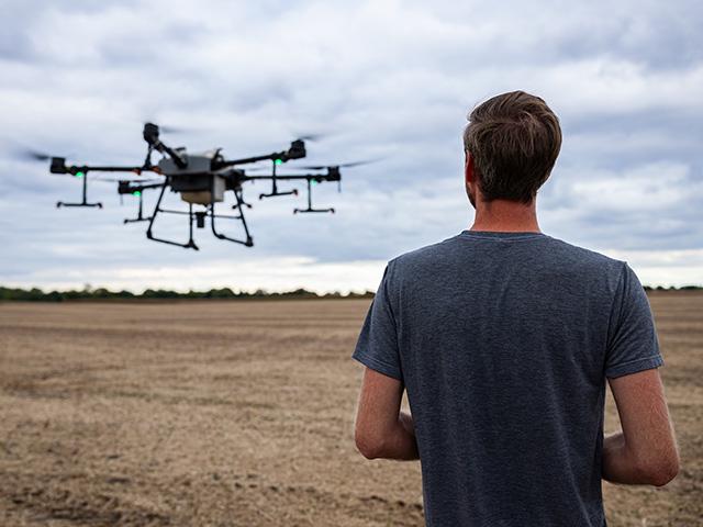 Drones have been a game changer for Brady Holst. The Augusta, Illinois, farmer offers some practical tips for using the technology. (Photo by Betty Haynes)