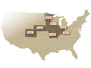 Recent Farmland Sales in Colorado, Illinois, Indiana, Iowa, Minnesota, Missouri, Nebraska