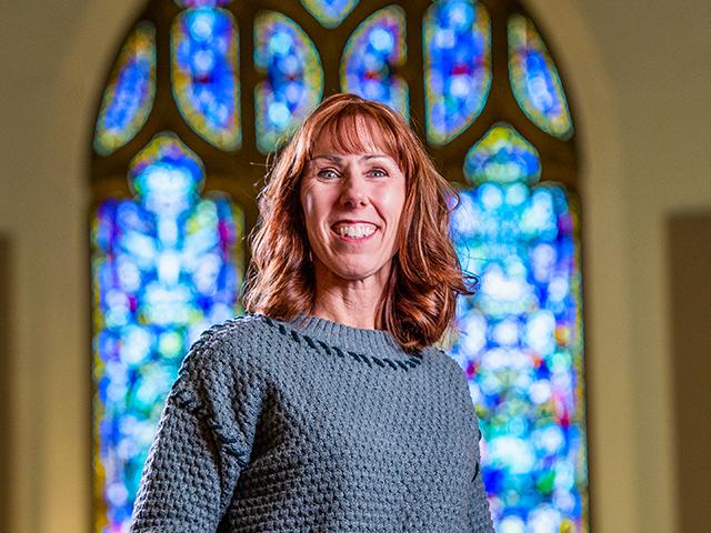 The Rev. Jillene Gallatin, a pastor at Grace Lutheran Church, in Waseca, Minnesota, is among a growing number of rural clergy who seek training on suicide prevention. (DTN/Progressive Farmer file photo by Steve Woit)