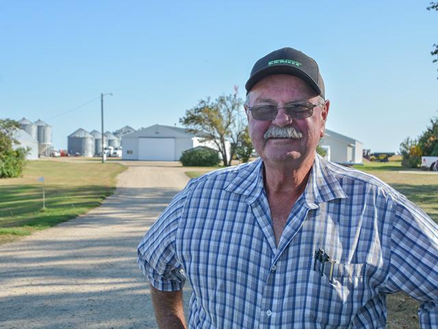 Chris Johnson, a farmer near Wahpeton, North Dakota, sees some significant storage challenges ahead if China doesn't begin buying U.S. soybeans soon. Prices fell Monday after there was no mention about soybean trade in a meeting between President Donald Trump and Chinese President Xi Jinping last week. (DTN photo by Chris Clayton)