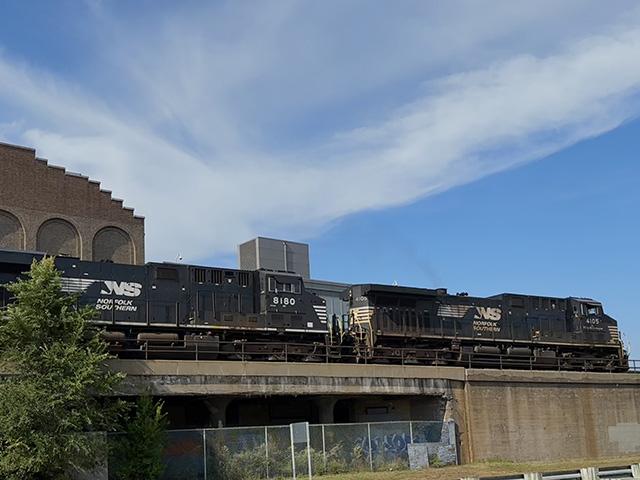 Norfolk Southern railroad is one of nearly all railroads charging a higher fuel surcharge currently. As diesel prices continue to rise, so will the fuel surcharges. (DTN photo by Mary Kennedy)