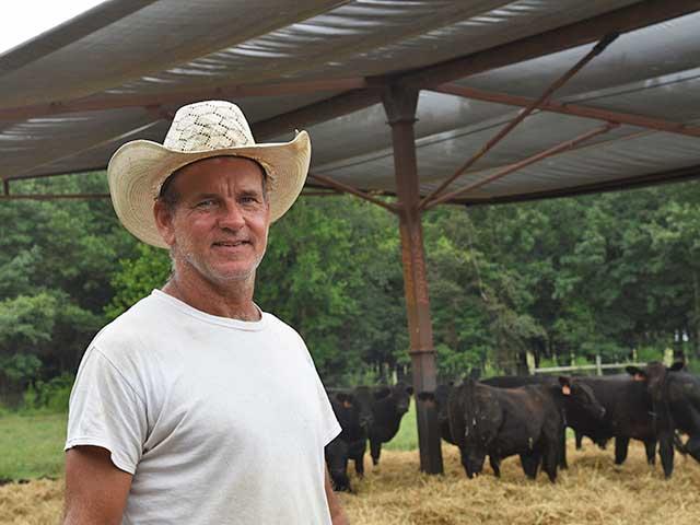 Wallace, North Carolina, cattleman Jamie Dail said his load lots of preconditioned feeder calves bring more when they're enrolled in third-party verified programs. (DTN/Progressive Farmer photo by Becky Mills)
