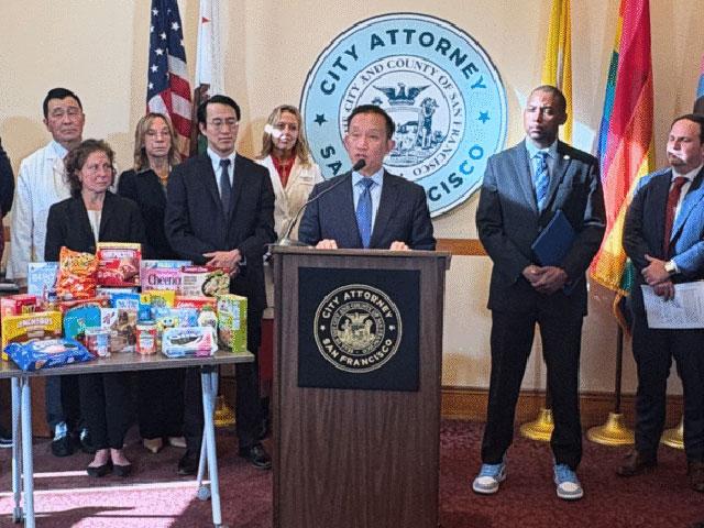 San Francisco City Attorney David Chiu on Tuesday announced a first-of-its-kind lawsuit against some of the country's largest manufacturers of ultraprocessed foods. The lawsuit argues the proliferation of such foods has been linked to several serious health conditions. (Photo courtesy of the San Francisco, California, Office of City Attorney)