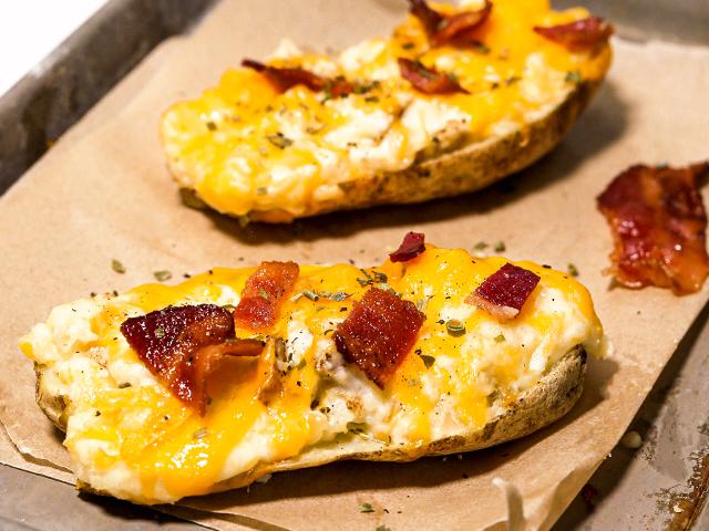 Twice Baked Loaded Potatoes (Rachel Johnson)
