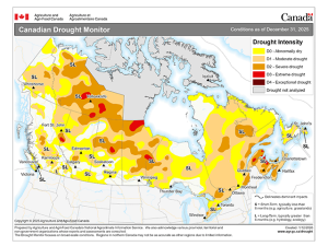 Drought Concerns Heighten in the Southern Canadian Prairies