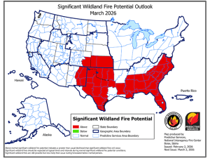 Wildfire Threats Increasing for the Central and Southern Plains
