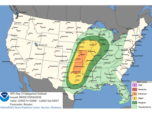 Severe Storm Threat Ramping Up in Central US
