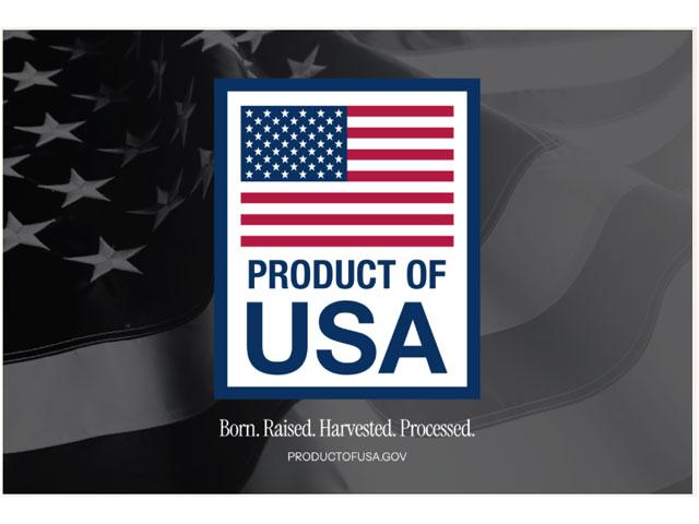 The new Product of USA label will require an affidavit to prove the meat, poultry or egg product is in fact born, raised, harvested and processed in the United States. (DTN file photo)