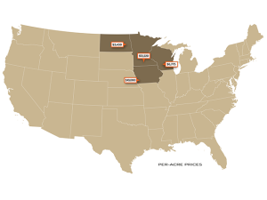 Recent Farmland Sales in Iowa, Minnesota, North Dakota, Wisconsin
