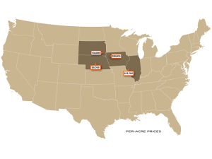 Recent Farmland Sales in Illinois, Iowa, Nebraska and South Dakota