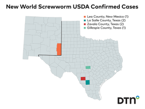 USDA Confirms 6th New World Screwworm Case in Texas Calf