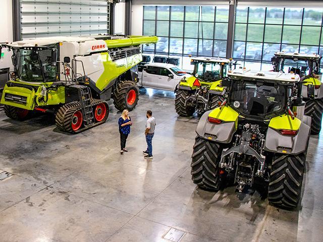 Head of CLAAS Academy Felicia Nichelson and Technical Trainer Supervisor Alex Pompa ensure CLAAS technicians are equipped with the knowledge and skills they need. (DTN/Progressive Farmer by Susan Payne)