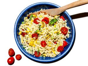 Summer Corn and Tomato Pasta Salad