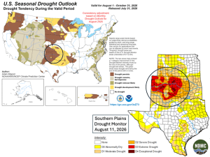Drought Conditions Bring Soil Moisture Concern Ahead of Southern Plains Wheat Seeding