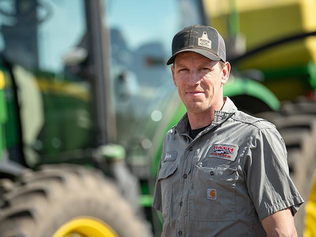 Kidney bean harvest starts soon for Tyler Rath, of Belgrade, Minnesota. He's one of the farmers reporting on crop conditions this year as part of DTN's View From the Cab feature. (DTN photo by Joel Reichenberger)