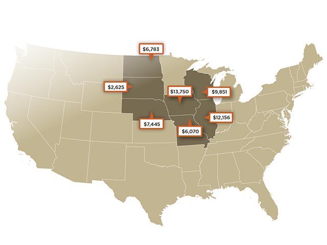 Per Acre Prices (Progressive Farmer)