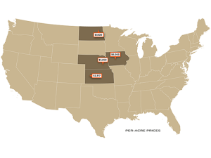 Recent Farmland Sales in Iowa, Kansas, Nebraska and North Dakota